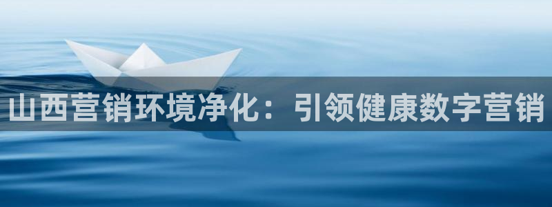 凯发k8全球最大的娱乐平台|山西营销环境净化：引领健康数字营销